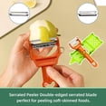 thumbnail image 4 of Multifunctional Kitchenware Julienne Peeler Set, 2025 New Upgrade 2 in 1 Vegetable Cutter and Parer, Multifunctionals Kitchen Gadgets for Potato Fruit Orange Lemon Squeezer Spiral Potato, 4 of 7