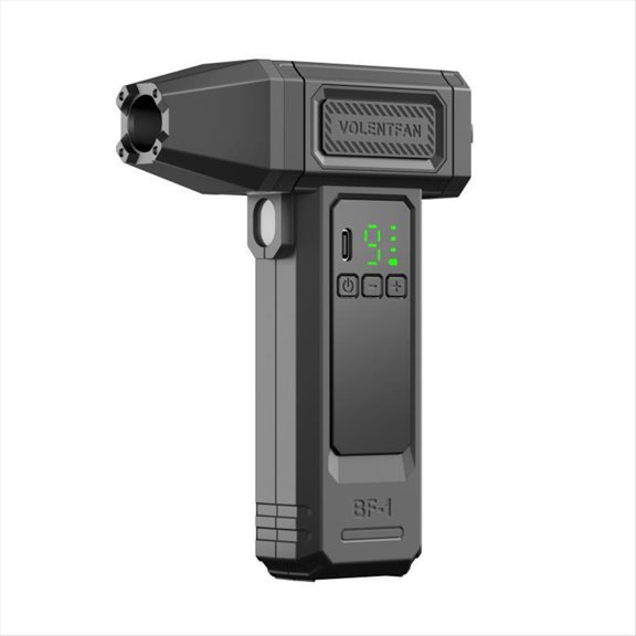 Potente Soplador de Aire Turbo de 9 Velocidades, Limpiador de Polvo Inalámbrico Portátil, 4000 MAh, Carga Tipo C, Soplador de Chorro Sin Escobillas, LED, A