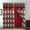 Burgundy, variant on Petrichor Elegance Curtains with Gold Silver Threads 2 Panels Set - Luxury Window Treatment Attached Valance, Sheer Backing, and 2 Tie Backs for Bedroom and Living Room, 54x84 inches, Burgundy