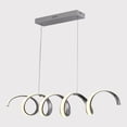 thumbnail image 1 of Lámpara COSMOPOLITAN Tipo Candil Colgante Led Plateada Luxica Lighting 6253 C, 1 of 7