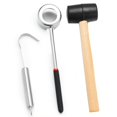 thumbnail image 1 of Coofit 3PCS Coconut Opener Set Stainless Steel Coconut Meat Removal Coconut Scraper, 1 of 10