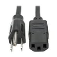 thumbnail image 3 of 12 ft Long Power Cord for Panasonic 19MD357B/37 + 3 Outlet Grounded Power Tap, 3 of 5