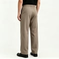 thumbnail image 4 of Men Big Tall 4-Way Stretch Double Pleated Microfiber Business Slacks S-XL, 4 of 7