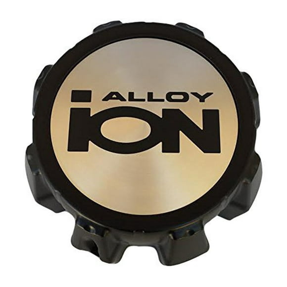Ion Alloy C1018304B 81072012F-6 8 Lug Black Wheel Center Cap