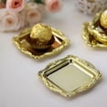 thumbnail image 3 of BalsaCircle 12 Gold Square 3" Metallic Mini Trays Party Favor Gift Holders Wedding Decorations, 3 of 7