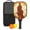 Black-2, variant on Pickleball Paddles Set Of 1, Fiberglass Surface, West & Cowboy Print, 1 Paddle, 2 Balls & Bag