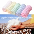 thumbnail image 2 of Casewin Baby Muslin Washcloths 10 Pack, 6 Layers Natural Muslin Cotton Baby Wipes, Newborn Baby Face Towel for Sensitive Skin, Baby Registry as Shower Gift Set, Extra Soft, Breathable, 11.8x11.8 inch, 2 of 7