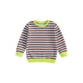 thumbnail image 1 of Gupgi Chandail en Molleton Unisexe pour Enfants Garçon Fille Pull Rayé à Manches Longues Col Rond, 1 of 9