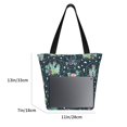 thumbnail image 3 of Kll Tote Bag For Women Cactus 2 Print Shopping Grocery Reusable Bags For Office School Shopping Travel, 3 of 7