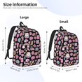 thumbnail image 4 of Balery Elements Vintage Canvas Backpack for Men and Women - Large Capacity, Durable Travel Laptop Bag for School, Work, Hiking, and Outdoor Activities, 4 of 7