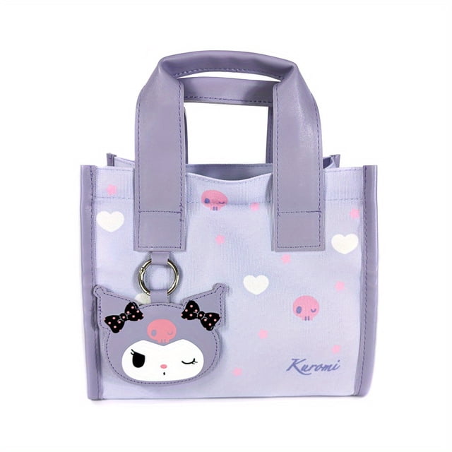 Miniso Kuromi Design Bolsos, Disney Series Lunch Box Bag, Cute Cartoon Tote Bag, My Melody & Cinnamoroll Bag