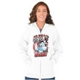 thumbnail image 4 of Street Fighter Chun Li Hustle Queen Zip Hoodie Sweatshirt Women Brisco Brands X, 4 of 5