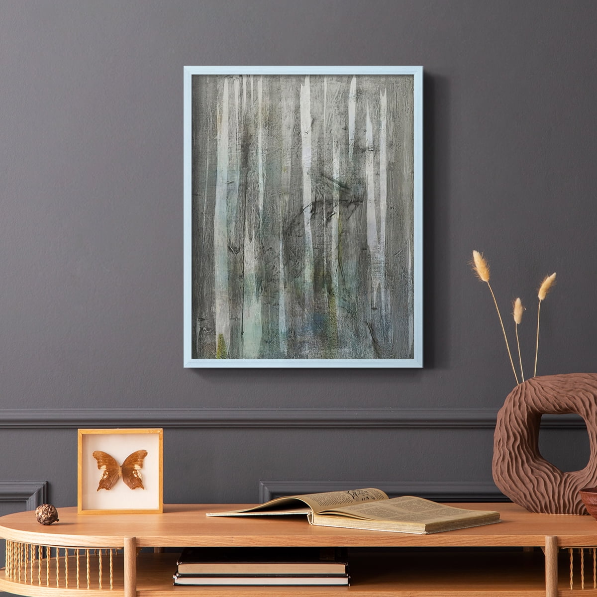 Birch Forest Abstracts I in Paper Solid Wood 8 x 10 Framed Print