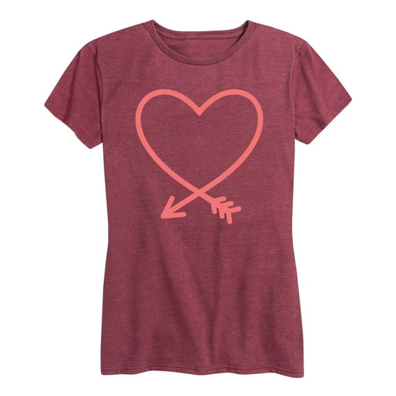 Instant Message - Heart Arrow - Women's Short Sleeve Graphic T-Shirt