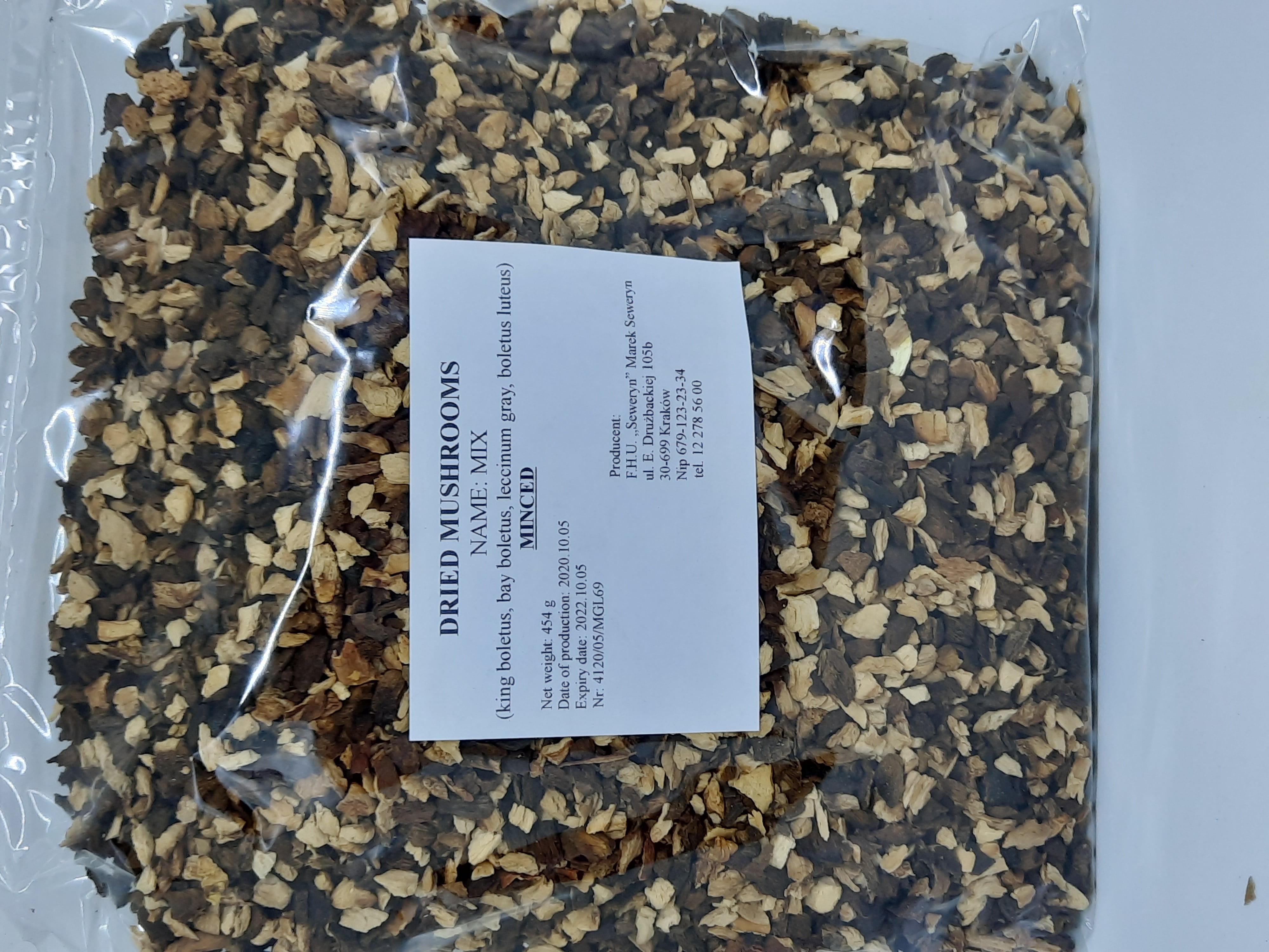 Seweryn Dried Mushrooms Forest Mix Minced 1 LB from Poland Walmart