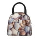 thumbnail image 1 of Balery Sea Shells Bolsa de Almuerzo para Mujeres, Caja de Almuerzo, Bolsa de Almuerzo Pequeña Impermeable, Tote de Almuerzo Reutilizable con Gran Capacidad, 1 of 6