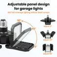 thumbnail image 2 of VOLIVO LED Garage Light,30W 3000 Lumen Ceiling Lights with 3 Adjustable Panels,E26,5000K Daylight Light Bulb Fixture LED Lights for Garage,Workshop,Warehouse,2pack, 2 of 6