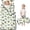 Dinosaur and Leaf Off White Pattern, variant on Dinosaur and Leaf Navy Pattern Kids Nap Mat, All-in-One Nap Pad with Handle & Fastening Straps, Hypoallergenic Gifts for Birthday Holiday,50"x20"