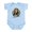 Sky Blue, variant on CafePress - Mona Lisa Dog Body Suit - Baby Light Bodysuit, Size Newborn - 24 Months