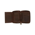 thumbnail image 5 of CTM  Bifold Zip Around Chain Wallet with Interior Zip (Men), 5 of 6