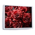 thumbnail image 2 of Designart "Passionate Red Rose" Roses Floater Framed Canvas Prints, 2 of 5