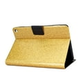thumbnail image 3 of ELEHOLD Glitter Folio Case for  Amazon Fire Max 11(13th Gen 2023),PU Leather Card Slots Kickstand Function Magnetic Clasp Multi-Functional Shockproof Slim Case,Gold, 3 of 11