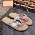 thumbnail image 6 of NUZYZ Women Shoes Summer Floral Flip Flops Beach Sandals Anti-slip Thongs Slippers, 6 of 8