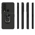 thumbnail image 2 of For CAT S75 Back Case Finger Ring Soft TPU Silicone Case For Motorola Defy 2 6.58 inches Bracket Phone Cover Black TPU C Blue For CAT S75, 2 of 5