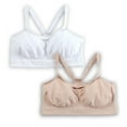 thumbnail image 3 of Women's The Bandini Wire Free Bra, Style M299, 2 Pack, 3 of 4