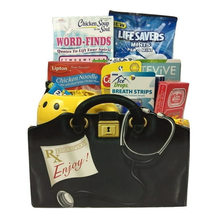 Gifts Unlimited Gift Basket, Get Well Wishes - Great Gift for Surgery / Injury / Cold / Flu / Illness - Send some Care, Concern, and Love in This Care (Best Way To Send A Package)