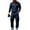 Navy, variant on Men's Big and Tall Track Suits Workout Gym Sport Fleece Hoodie and Cargo Sweatpants Jogging Sweat Suits Sweatsuits Athletic Lounge Outfit 2 Piece Set Winter Suit Sets Light Gray L