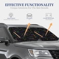 thumbnail image 4 of Wukai Dinosaur Car Front Windshield Sun Shade,Sun Visor Shield Block Automotive Interior Protector Blocks UV Rays-Small, 4 of 6