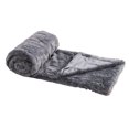 thumbnail image 4 of Home Soft Things Kasaya Supersoft Faux Fur Throw - Sharkskin - 50" x 60", 4 of 10