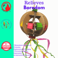 thumbnail image 6 of Bonka Bird Toys 2414 Small Cardboard Globe Natural Chewy Bird Toy, 6 of 7