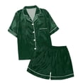 thumbnail image 4 of XIYON Womens Pajama Sets Soft And Cozy Pajama Solid Color Long Sleeve Top With Pants Comfortable Loungewear For Home Relaxation And Sleep Comfortable, 4 of 5