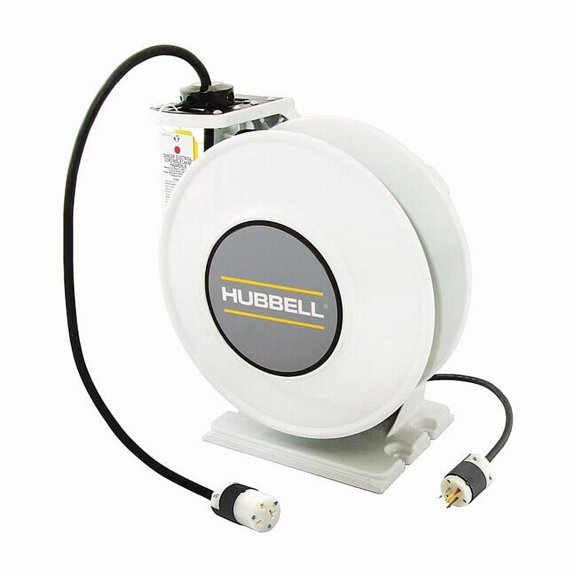 Hubbell Wiring Device-Kellems Cord Storage Reel,45 ft. of 12/3 Cord HBLI45123C20