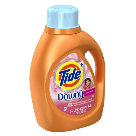 Tide Plus a Touch of Downy April Fresh Liquid Laundry Detergent, 69 fl oz
