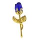 thumbnail image 1 of Rosa de cristal, regalo romántico para San Valentín, día de la madre, graduación. Oro Azul, 1 of 9