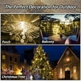 thumbnail image 7 of GooingTop Solar String Lights 52.3ft 160 LED Solar Tree Lights Outdoor Waterproof,Camping String Lights Yard Lights Christmas Lights with 8 Modes for Tree Wedding Holiday Party(Warm White), 7 of 7
