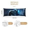thumbnail image 3 of Fotbe Celestial Ram Night Sky Funda para Almohada Corporal con Diseño, Funda de Microfibra Ultrasuave de 20x54 Pulgadas, Ropa de Cama Elegante, 3 of 7
