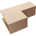 thumbnail image 6 of 7"W x 21"D x 14"H Classic Chapel Hill Rough Cedar Woodgrain TimberThane Corbel, Primed Tan, 6 of 6
