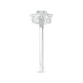 thumbnail image 3 of ANGARA Natural 0.25 Ct. Diamond Vintage Inspired Engagement Ring in 14K White Gold for Women (Ring Size: 12), 3 of 9