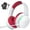 RED, variant on FONHAID 2.4GHz Wireless Gaming Headset for Xbox, PS5, Switch, Bluetooth Gaming Headphones with Detachable Noise Canceling Mic, 45H Battery, White