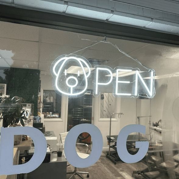 Pet neon led sign,Business Open Light,Led Open Sign,Pet Decor,Business Door Sign