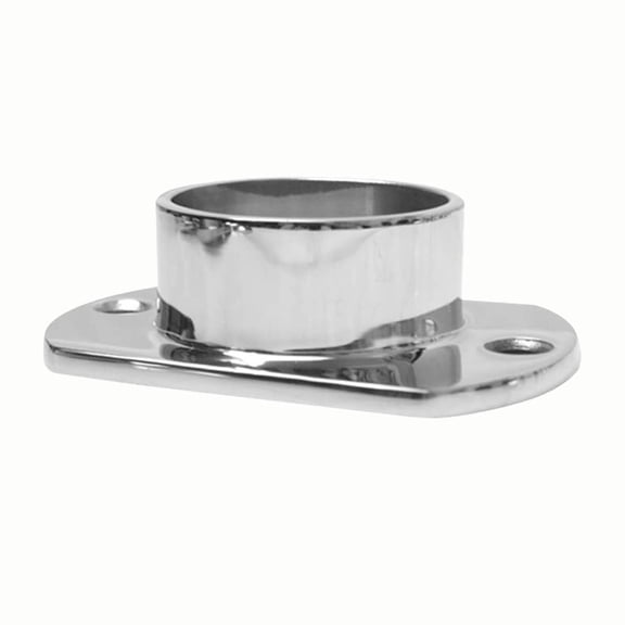 Cut Wall Flange 2" OD Bar Foot Rail Tubing Holder Stainless Renovators Supply