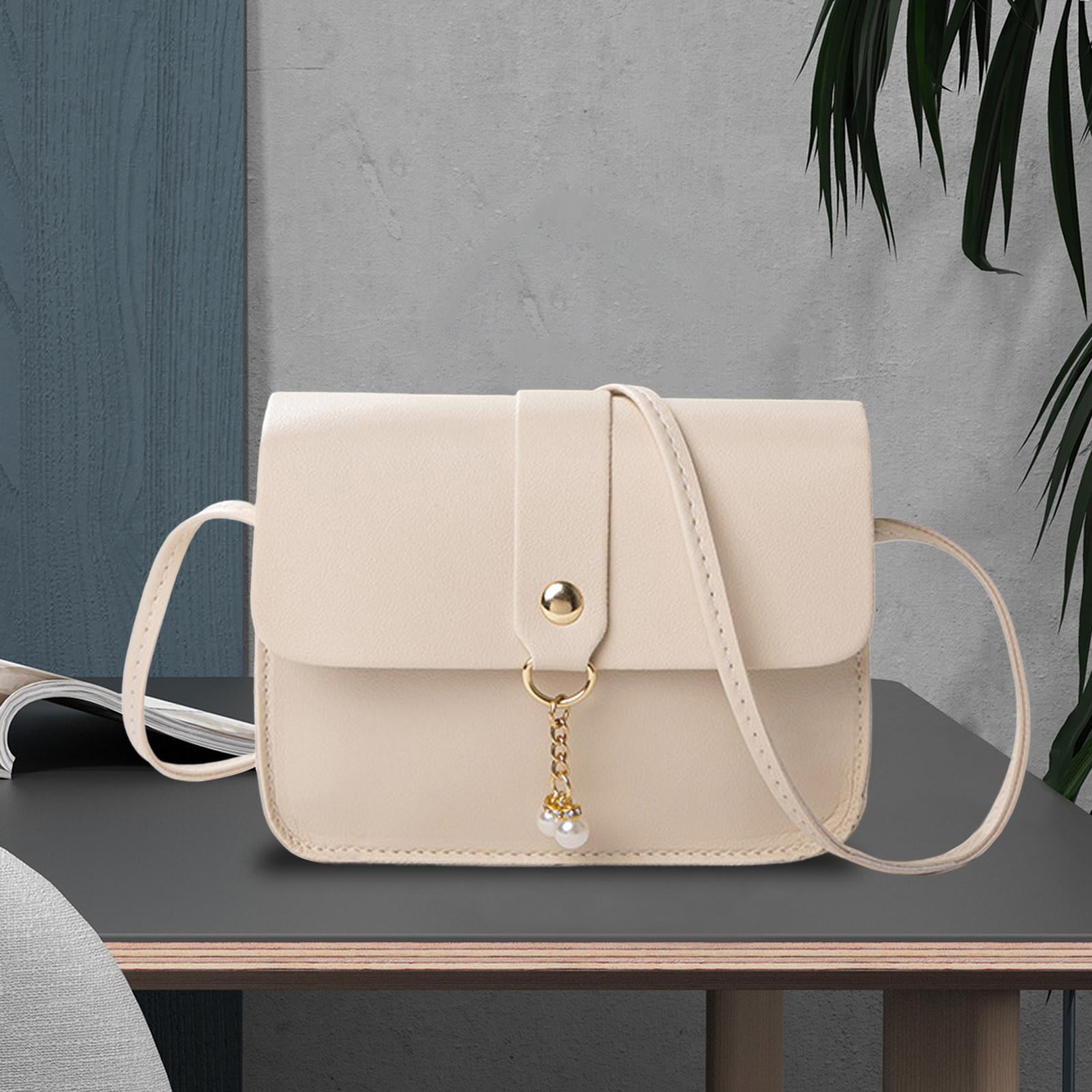 Crossbody Bag Girls Purse Classy Clutch for Dating Street Shopping Beige Walmart