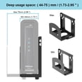 thumbnail image 3 of Soporte para caja de cables y soporte de pared ajustable para dispositivos pequeños, 3 of 6