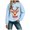 Light Blue, variant on Futezty Christmas Hoodies for Women Fashion Graphic Sweatshirts Casual Long Sleeve Hooded Girls Teen