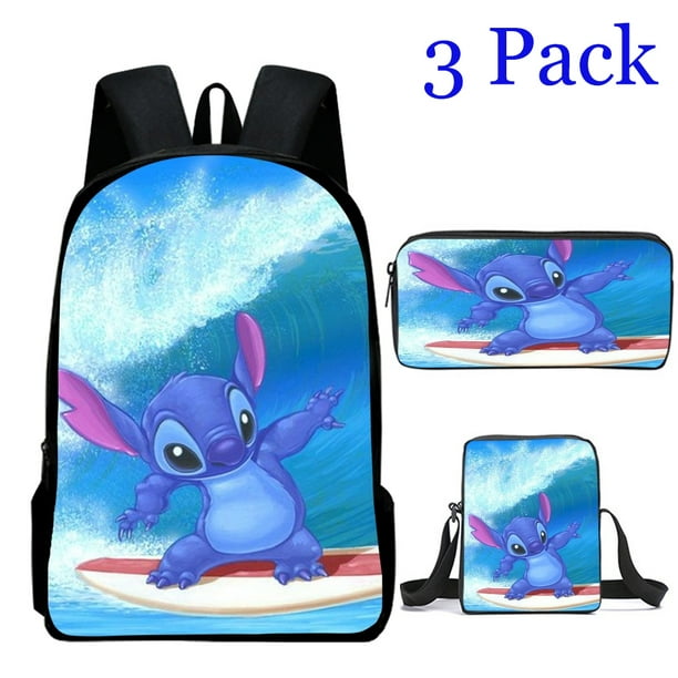 Lilo & Stitch Cartoon Backpack School Bag,Back to School Bags Three