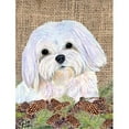 thumbnail image 1 of 11 x 15 in. Maltese Garden Size Flag, 1 of 1